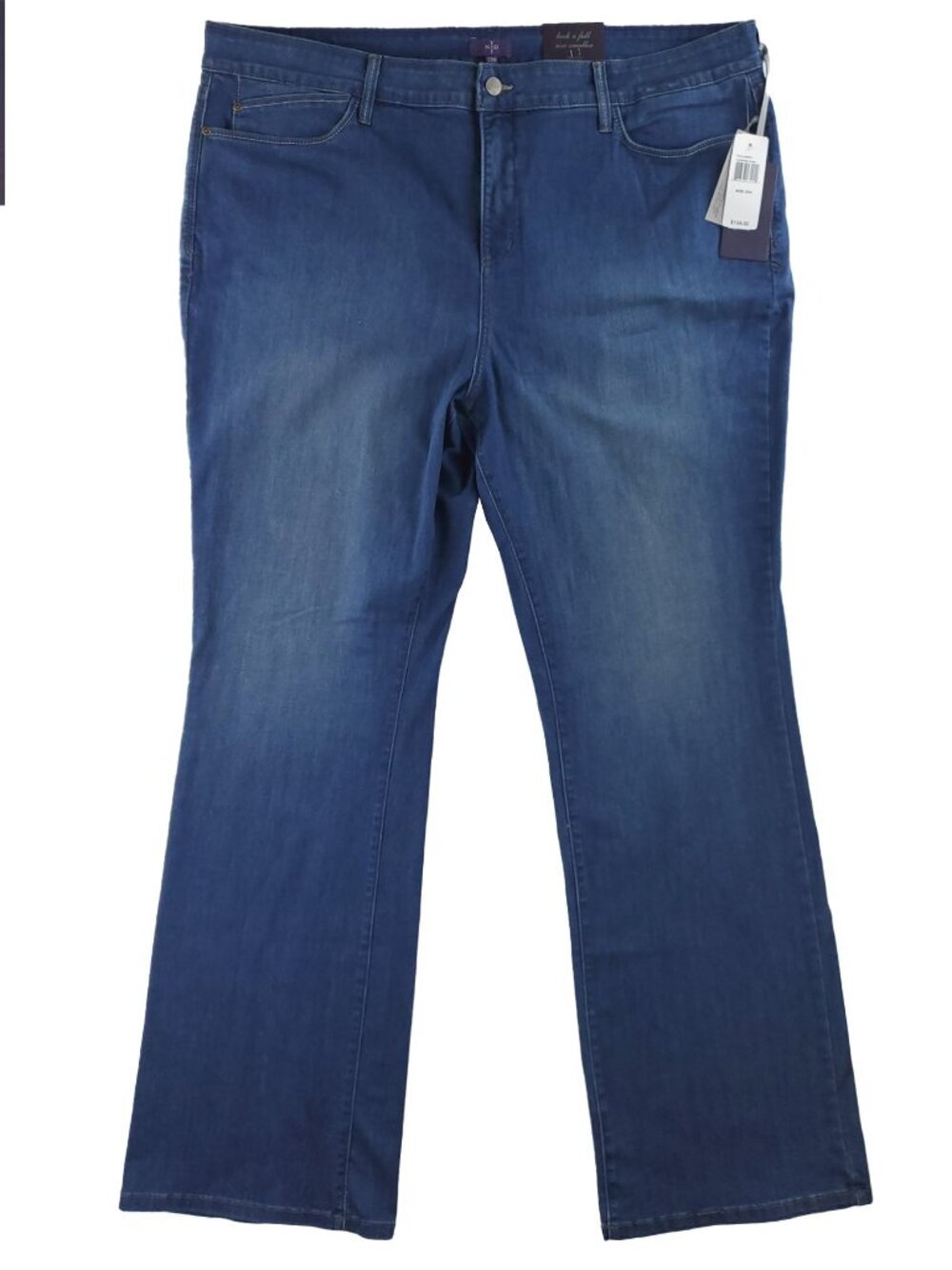 NYDJ Jeans Bootcut Stretch Denim Women's "22W" Real 44x33 NWT